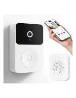 Jmary MF-5 Rechargeable HD Smart Video Doorbell with Night Vision, Two-Way Audio, Motion Detection, and App Control, - Image 2