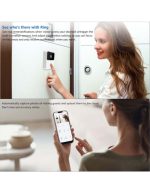 Jmary MF-5 Rechargeable HD Smart Video Doorbell with Night Vision, Two-Way Audio, Motion Detection, and App Control, - Image 4
