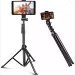 Jmary MT-36 Portable Tripod – 67-Inch Lightweight Adjustable Stand for Cameras and Smartphones