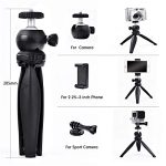 Jmary MT‑20 – Portable Mini Tripod (ABS + Aluminium, 360° Ball Head, 1/4″ Mount) Price in Oman Muscat - Image 2