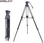 Kingjoy VT-2500 Professional Video Tripod Kit – Fluid Head, 155cm Height, 15kg Load Capacity – - Image 3