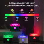 “LA 0630 Himalayan Salt Lamp Aroma Diffuser – 2‑in‑1 USB Salt Lamp Diffuser, Ultrasonic Essential Oil Diffuser Lamp for Home & Office” - Image 7