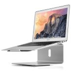 Laptop Stand EW03017 Silver – Foldable Aluminium Ergonomic Riser with Ventilation & Non-Slip Pads – - Image 4