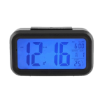 LBB204 LCD Digital Alarm Clock with Smart Backlight – Compact Battery-Operated Timepiece for Home and Travel - Price in Oman
