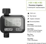 LeaderPro SOP11 Automatic Irrigation Timer – Programmable Garden Watering Controller with Rain Delay and Manual Override - Image 3
