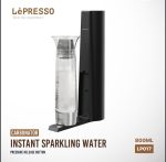 Lepresso Carbonator Instant Sparkling Water Machine – LPCFFM0017 | Make Fresh Sparkling Drinks at Home - Image 2