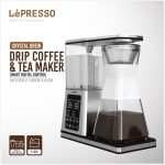 LePresso Crystal Brew 1.2 L Drip Coffee & Tea Maker – 1400 W Smart Digital Control, Stainless Steel – - Image 2