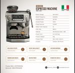 Lepresso Dual Boiler Espresso Machine LPCFFM0036 – Professional Barista Coffee Maker, Price in Oman - Image 5