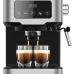 LePresso LP15DCMBK Dual Drip Barista Espresso Machine – 15 Bar Pump, Touch Display, Milk Steamer, 1.5L Capacity, Price in Oman