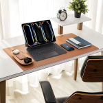 Levelo AeroBoard Saffiano Leather Wireless Keyboard for iPad Pro 11″ (Model LVLABKP11BK) – Backlit, Multi-Gesture Trackpad, Type-C | - Image 4