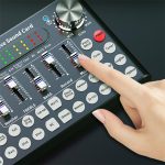 Live Sound Card F007 — Bluetooth USB Live Mixer & Voice-Changer Sound Card for Streaming, Karaoke & Podcasting - Image 6
