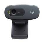 Logitech C270 HD Webcam – 720p Widescreen Video with Noise-Reducing Mic