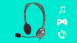 Logitech H110 Stereo Headset – Dual 3.5mm Plugs with Noise-Canceling Microphone - Image 2