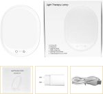 LQ-05 UV-Free 10,000 Lux Light Therapy Lamp with Adjustable Brightness and Timer – Enhance Mood and Energy, Price in Oman - Image 2