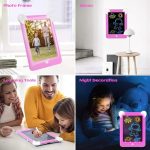 Magic Light-Up Drawing Pad CK-2 – LED Glow Sketch Board for Kids with 8 Light Effects, Reusable Surface, and Stencils, - Image 3