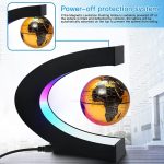 Magnetic Floating Globe Decoration – C‑Shape LED Levitating World Map Globe – - Image 5