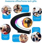 Magnetic Floating Globe Decoration – C‑Shape LED Levitating World Map Globe – - Image 7