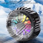 Magnetic RGB Cooling Fan SL-13 L-06 — Magnetic / Clip-On Semiconductor Phone Cooler, USB-C, Dual Speed, RGB - Image 4