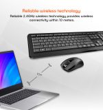 Meetion C4120 Wireless Keyboard & Mouse Combo – 2.4 GHz, 10 m Range, Adjustable DPI – - Image 3