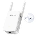 Mercusys ME30 AC1200 Dual‑Band Wi‑Fi Range Extender – WPS, Ethernet Port & Signal Indicator