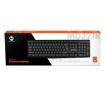 Microdigit Premium Computer Keyboard MD321K – Wired USB Full-Size Keyboard (English/Arabic) - Image 5