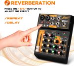 Mini 4 Channel Professional Audio Mixer 4S9 in Oman – Clear Sound Control - Image 4