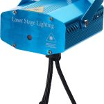 Mini Laser Stage Light YL-6A – Sound Activated Red & Green Laser Projector – Ideal for Parties and Events –