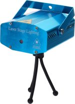 Mini Laser Stage Light YL-6A – Sound Activated Red & Green Laser Projector – Ideal for Parties and Events –