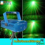 Mini Laser Stage Light YL-6A – Sound Activated Red & Green Laser Projector – Ideal for Parties and Events – - Image 3