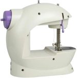 Mini Sewing Machine SM‑202A – Battery/AC‑Powered Portable Sewing with Double‑Thread, Foot Pedal & Built‑in Light - Image 3