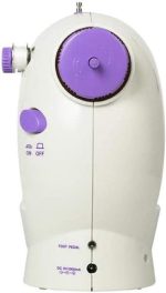 Mini Sewing Machine SM‑202A – Battery/AC‑Powered Portable Sewing with Double‑Thread, Foot Pedal & Built‑in Light - Image 4