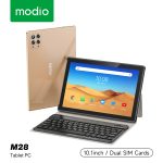Modio M28 5G Android Tablet – 10.1" HD Display, 8GB RAM, 512GB Storage, Dual SIM, 6000mAh Battery, with Keyboard, Mouse & Touch Pen – - Image 2