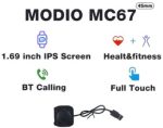 Modio MC67 Smartwatch – Bluetooth 5.0, Health Monitoring, Waterproof – Price in Oman Muscat - Image 3