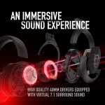 MSI Immerse GH50 Gaming Headset – 7.1 Surround, RGB Mystic Light, Low‑Latency, 50 mm Drivers, Detachable Mic - Image 5