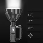 Multifunction High‑Power Rechargeable Searchlight W5120 – 1500 m LED Beam, USB Power Bank, Tripod & IP65 Waterproof - Image 4