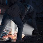 Multifunction High‑Power Rechargeable Searchlight W5120 – 1500 m LED Beam, USB Power Bank, Tripod & IP65 Waterproof - Image 7