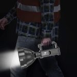 Multifunction High‑Power Rechargeable Searchlight W5120 – 1500 m LED Beam, USB Power Bank, Tripod & IP65 Waterproof - Image 8