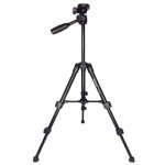 Neepho NP-3180 Professional Aluminum Tripod – 136cm Height, 360° Rotation, Quick Release Plate, - Image 2