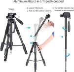 Neewer SAB234 Aluminum Camera Tripod in Oman – Stable & Adjustable Photography Stand - Image 2