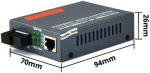 Netlink HTB-1100S 100Mbps Single-Mode Fiber Optic Media Converter – 25KM SC Port - Best - Image 2