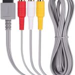 Nintendo Wii / Wii U AV Cable – 1.8 m RCA Composite Lead (Yellow Audio & Video) –