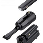 Pawa 4-in-1 Multifunctional Vacuum Cleaner & Air Pump PBINFT41 – Portable Car Vacuum, Air Compressor, LED Torch & Power Bank,