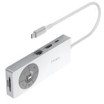 Pawa 8-in-1 Type-C Multimedia Hub with PD 100W – PW-THUB8124 | USB-C Docking Station, Price in Oman Muscat