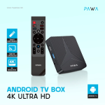 Pawa Android TV Box ATVBX44 – 4K Ultra HD Smart TV Box with WiFi & Bluetooth - Image 2