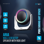 Pawa ARIA Wall & Desktop Speaker SPWLTW55 – RGB Light Wireless Bluetooth Speaker, Wall Mounted or Desktop Use | - Image 4