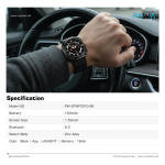 Pawa Aspire HD Display Smart Watch in Oman – 1.52” Compact Fitness Smartwatch - Image 5