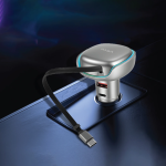 Pawa Car Charger Retractable Type C Cable in Oman – 50W Fast Charging - Image 4