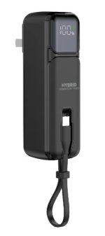 Pawa Hybrid 2-in-1 Charger and Powerbank (PW-PBECUK5T-BK) – 5000mAh, Dual USB Ports, Fast Charging, - Image 2