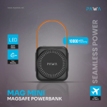 Pawa Mag Mini MagSafe 10 000 mAh Powerbank PW-PB10220M – Magnetic Wireless Charger with USB-C Fast Charge – - Image 3
