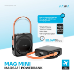 Pawa Mag Mini MagSafe 10 000 mAh Powerbank PW-PB10220M – Magnetic Wireless Charger with USB-C Fast Charge – - Image 4